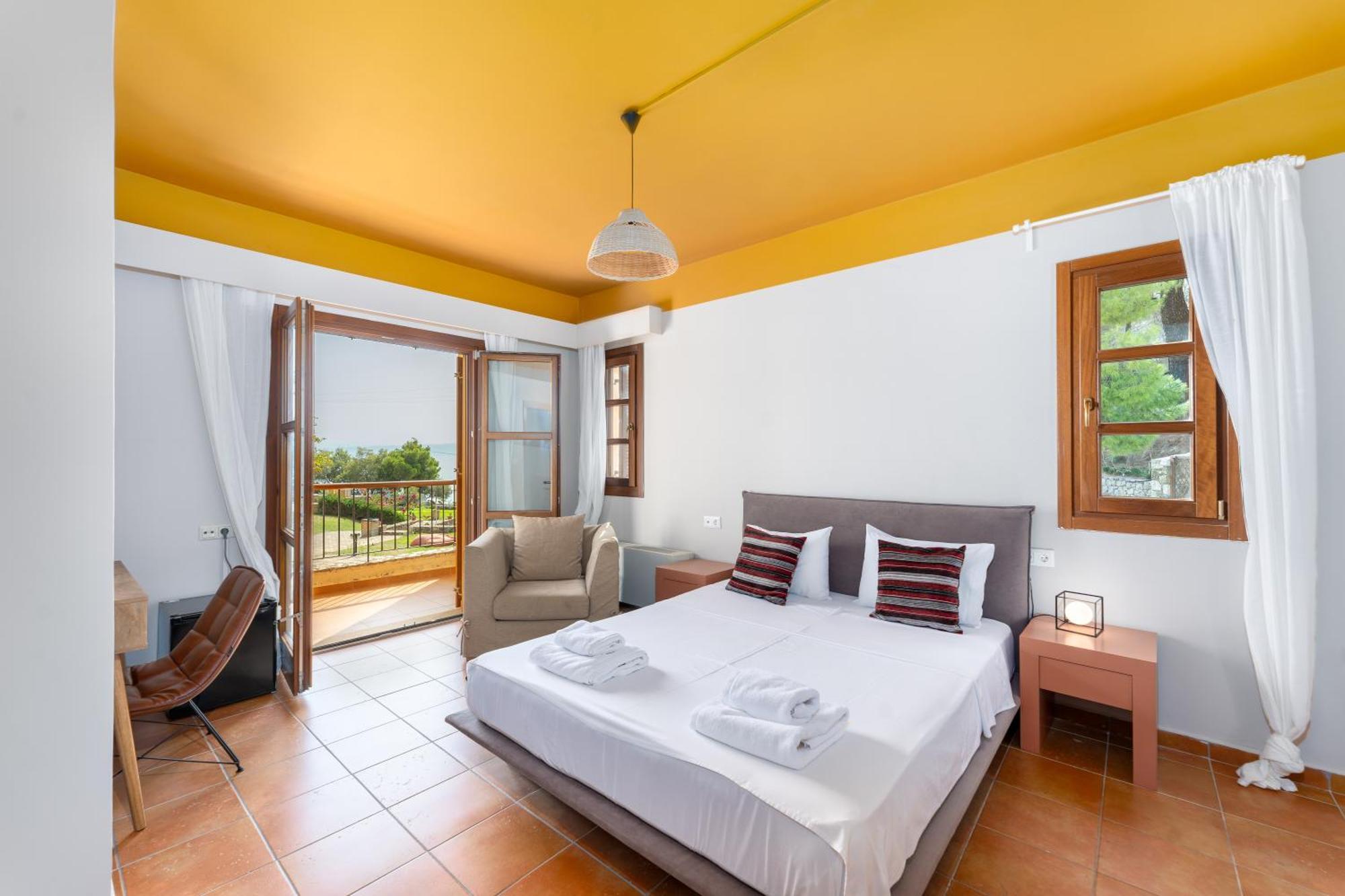 Kaminos Evia Hotell Límni Exteriör bild