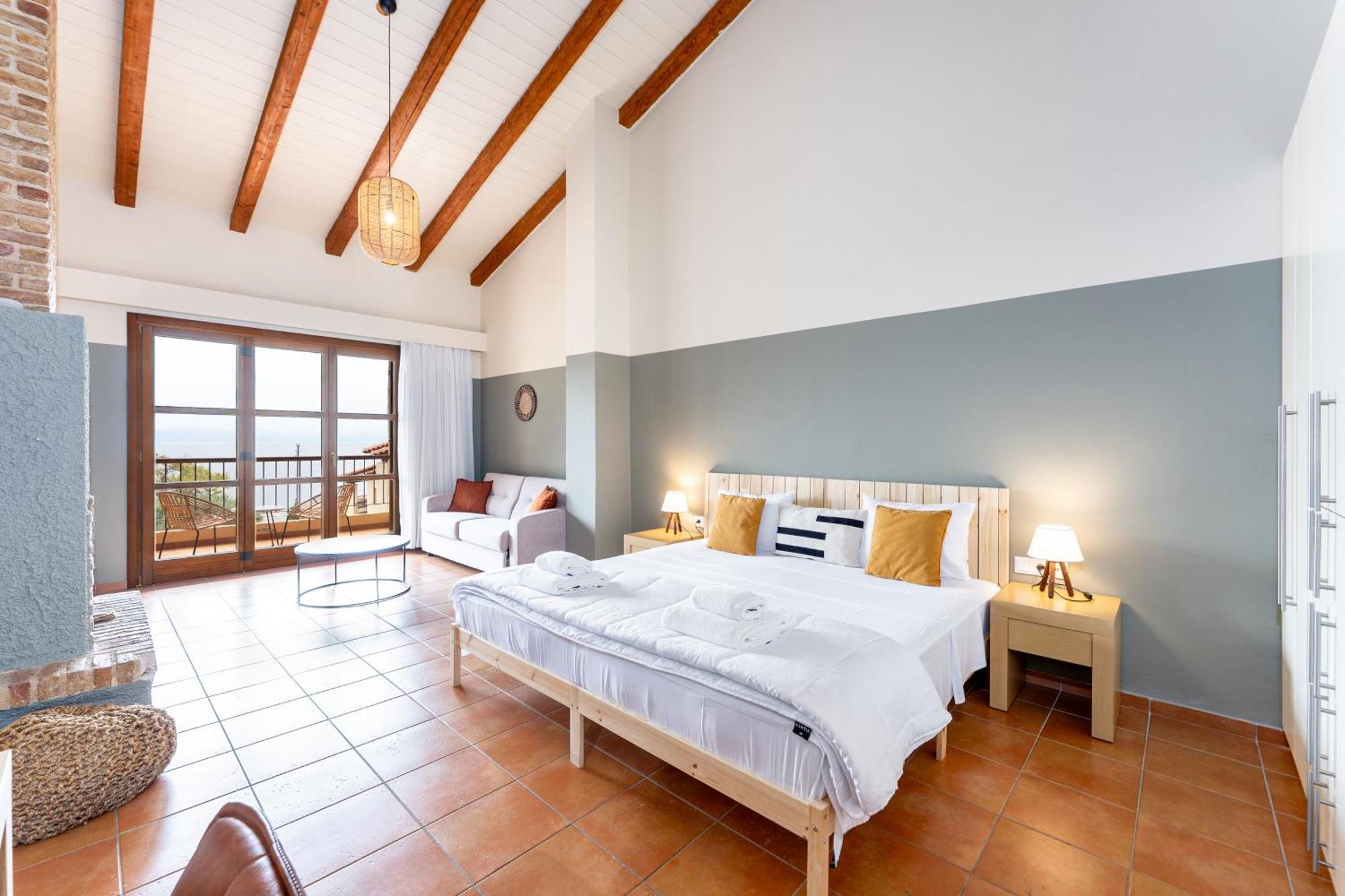 Kaminos Evia Hotell Límni Exteriör bild