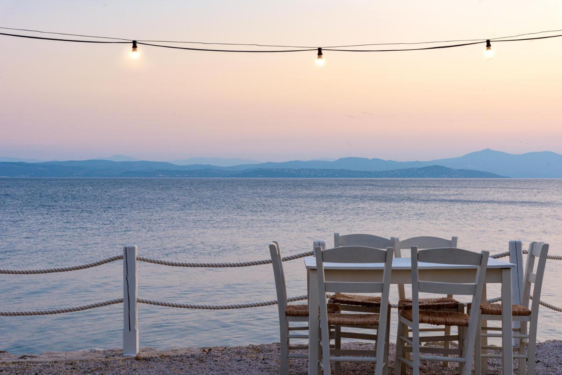 Kaminos Evia Hotell Límni Exteriör bild