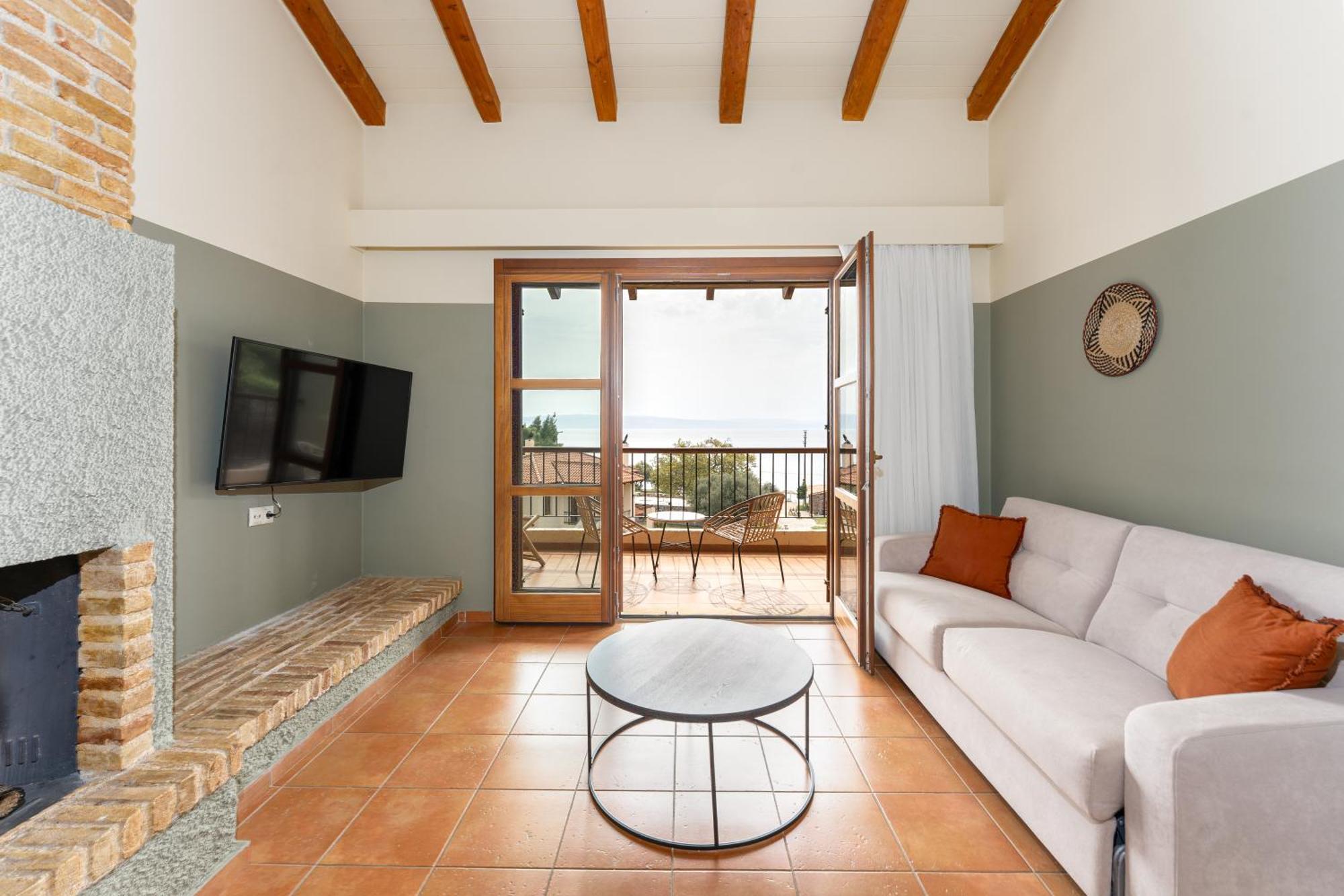 Kaminos Evia Hotell Límni Exteriör bild