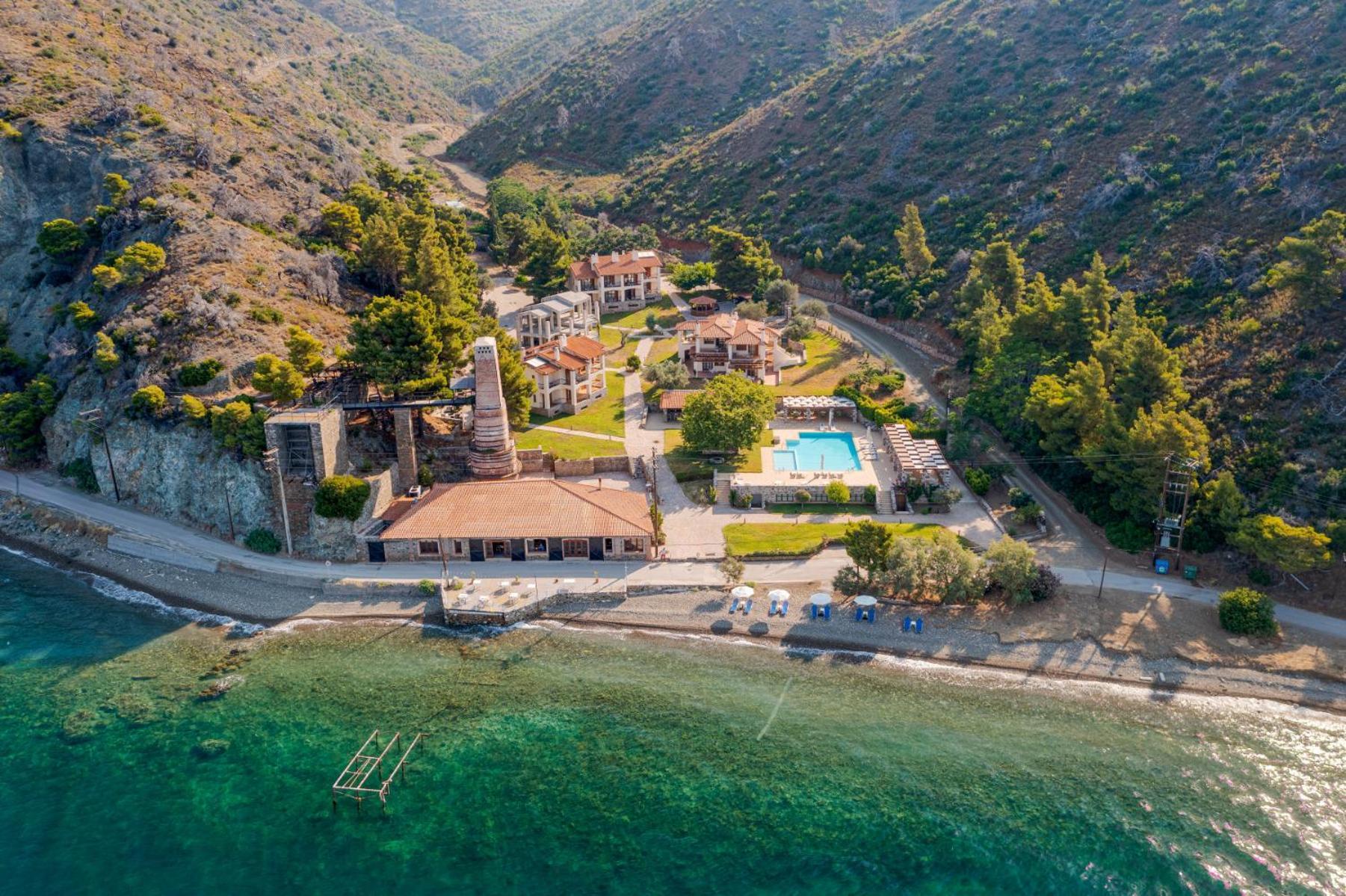 Kaminos Evia Hotell Límni Exteriör bild