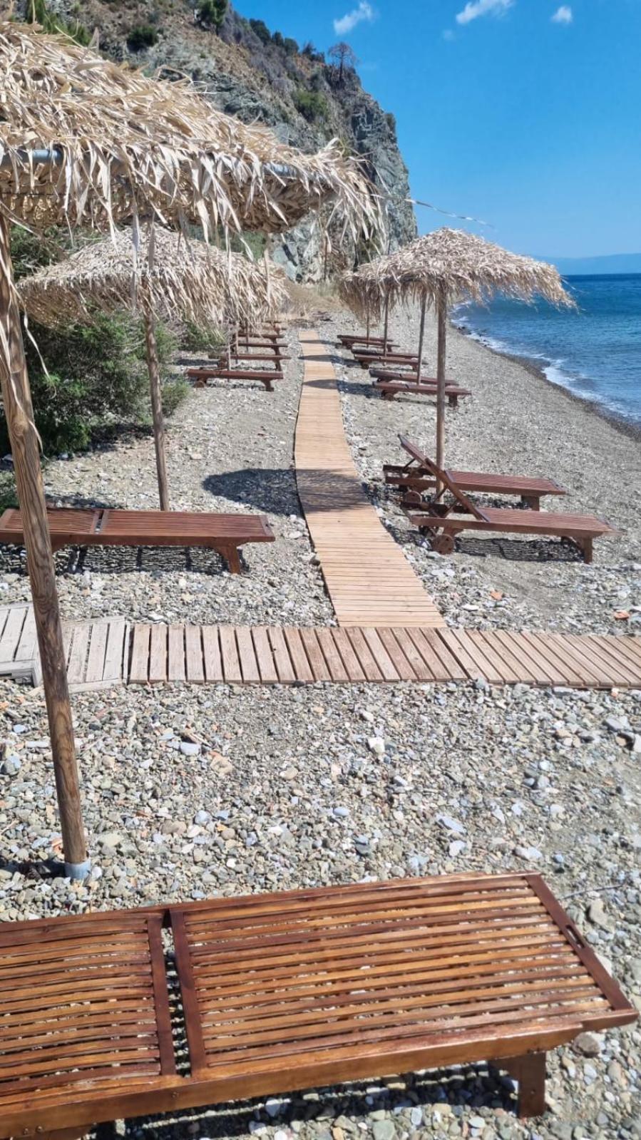 Kaminos Evia Hotell Límni Exteriör bild