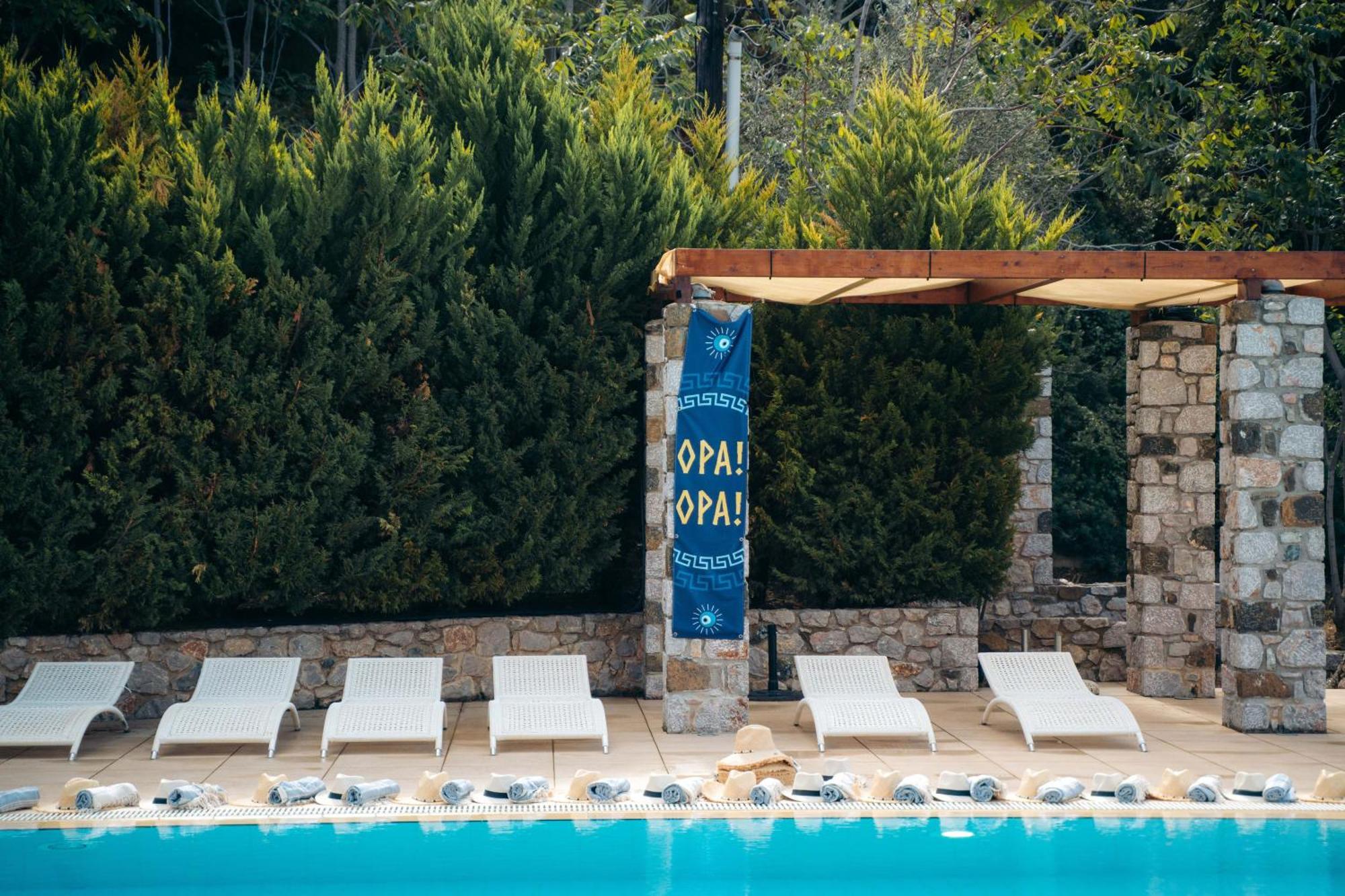 Kaminos Evia Hotell Límni Exteriör bild