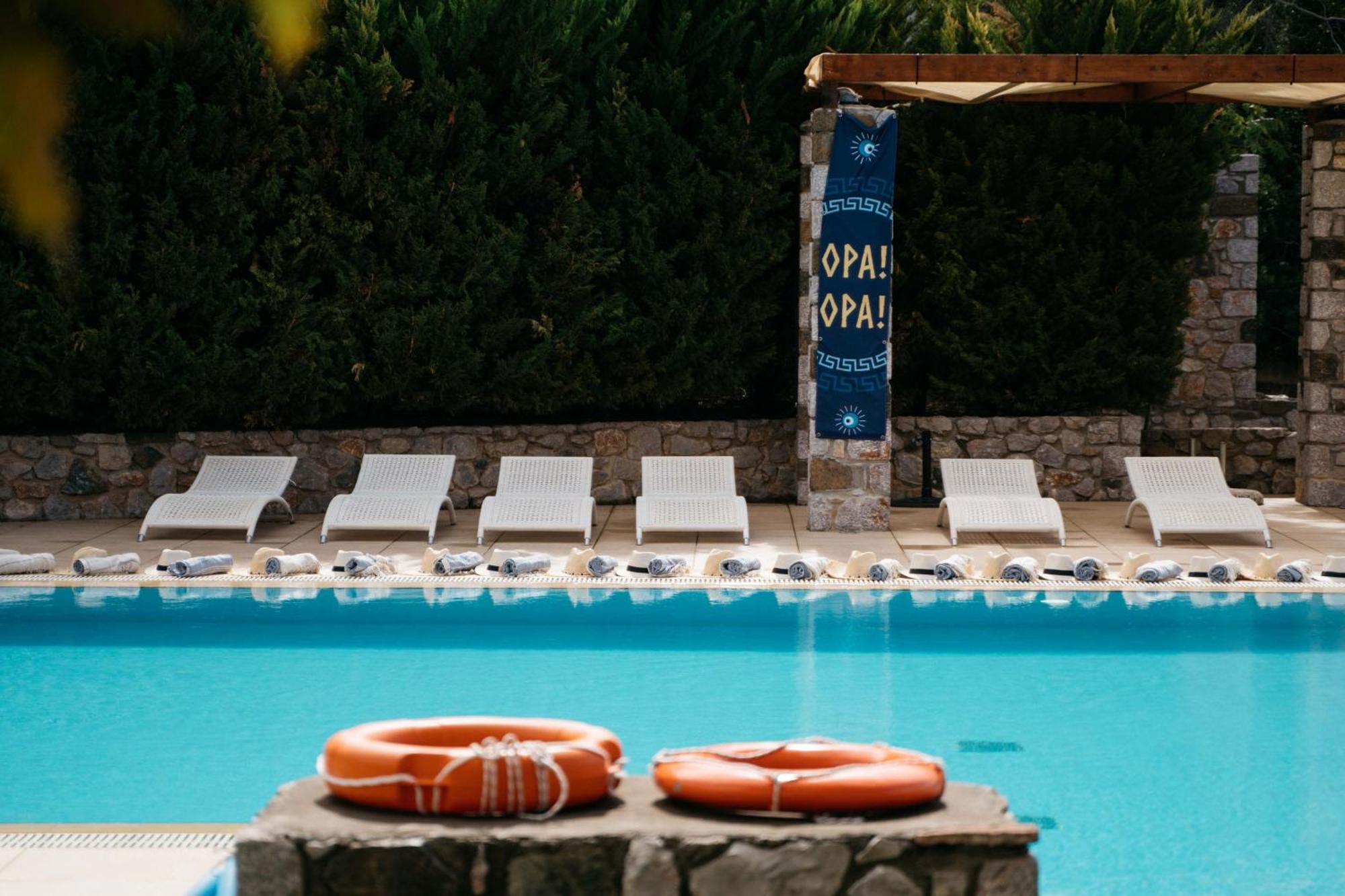 Kaminos Evia Hotell Límni Exteriör bild