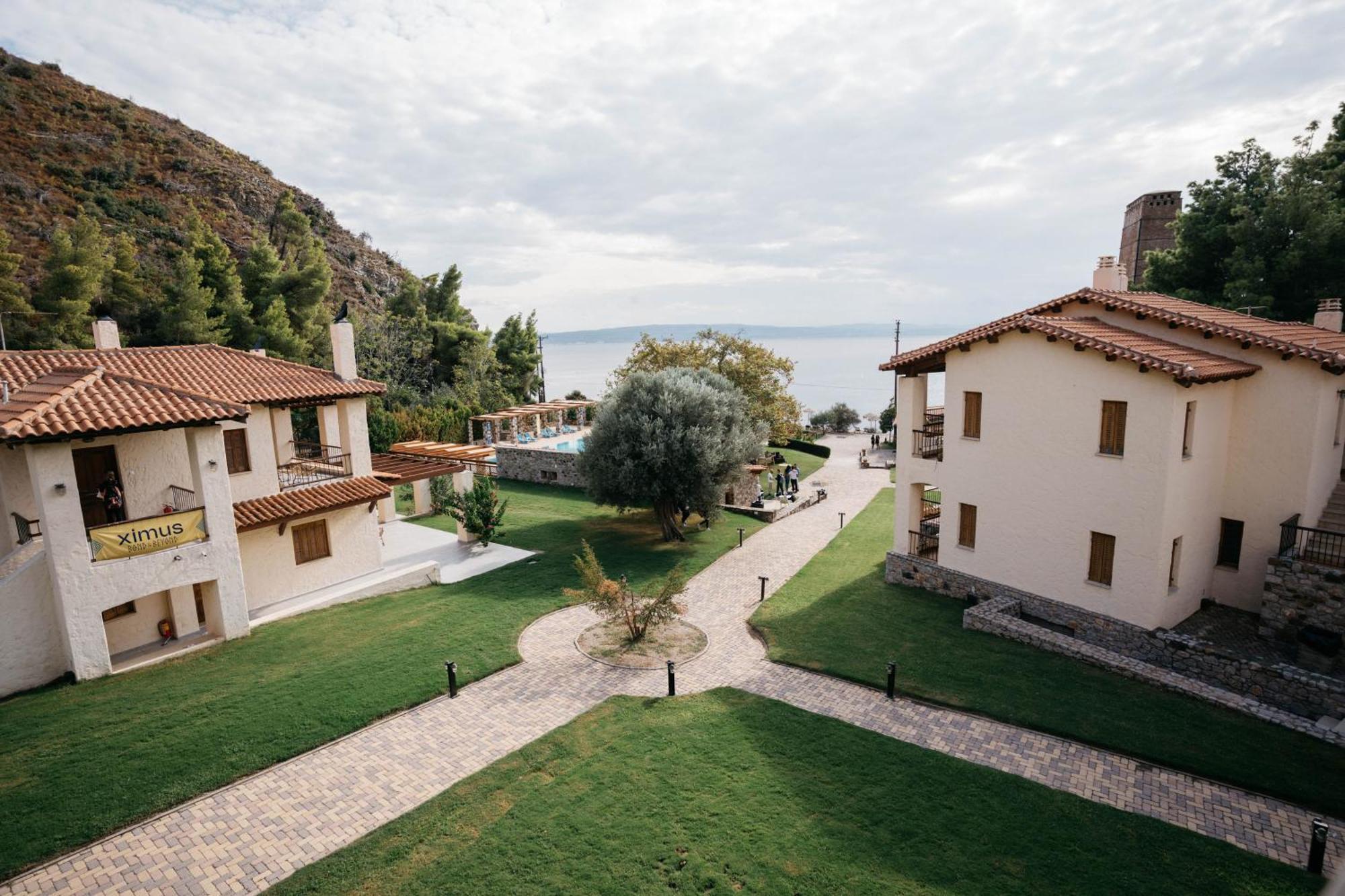 Kaminos Evia Hotell Límni Exteriör bild